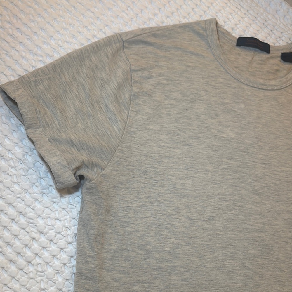 Scotch & Soda Men's Gray Rolled sleeve T-Shirt Sz M